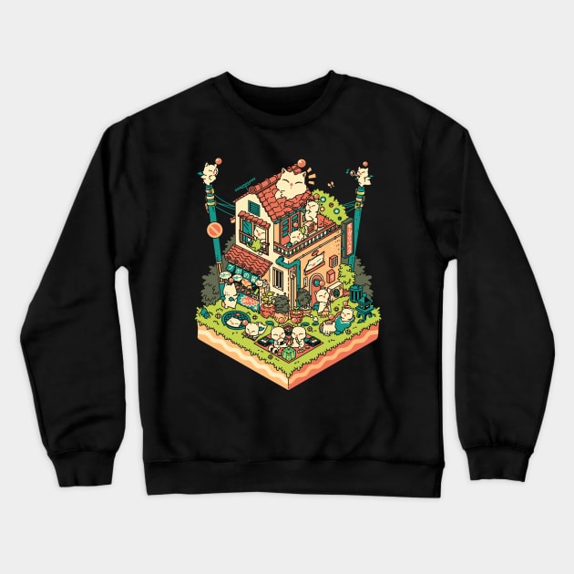 Kupo House Crewneck Sweatshirt by Pixeleyebat